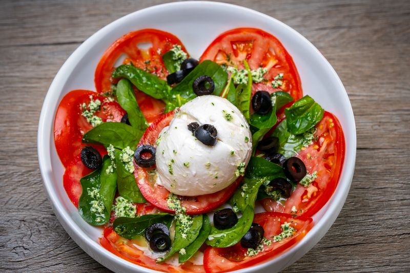 Italian chopped salad at pizzaluce