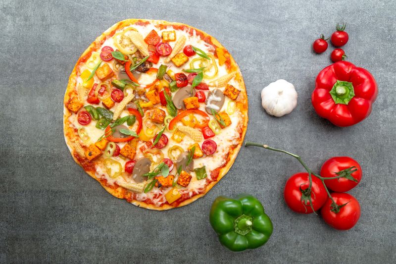 BBQ chicken specialty pizza at luce pizza